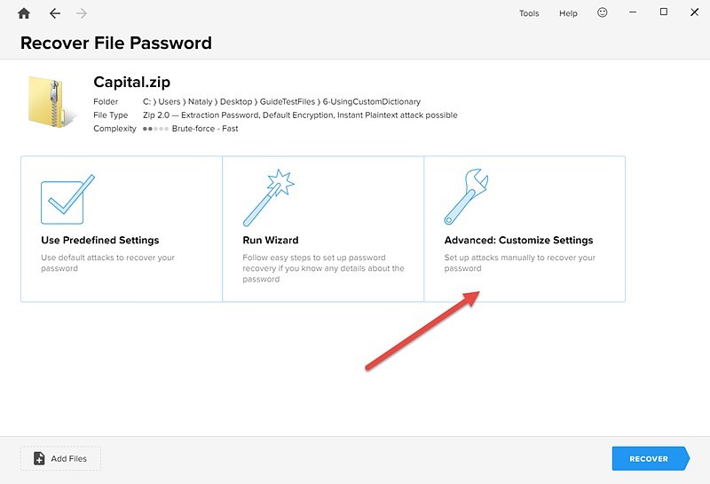 advanced archive password recovery key 2018